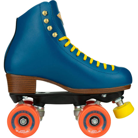 Riedell Crew Quad Roller Skates - Ocean Blue