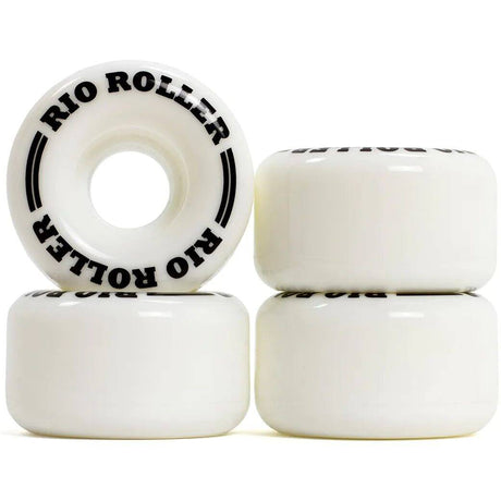 Rio Roller Quad Skate Coaster Wheels - 58mm - White