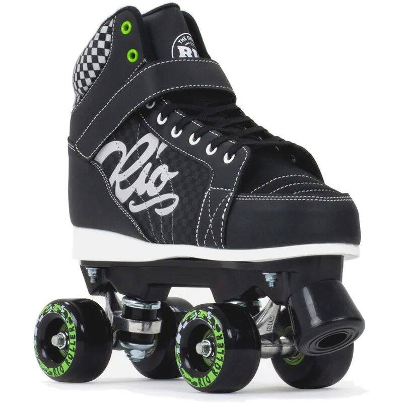 Rio Roller Mayhem II Quad Roller Skates - Black UK 5