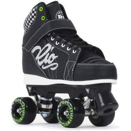 Rio Roller Mayhem II Quad Roller Skates - Black UK 7