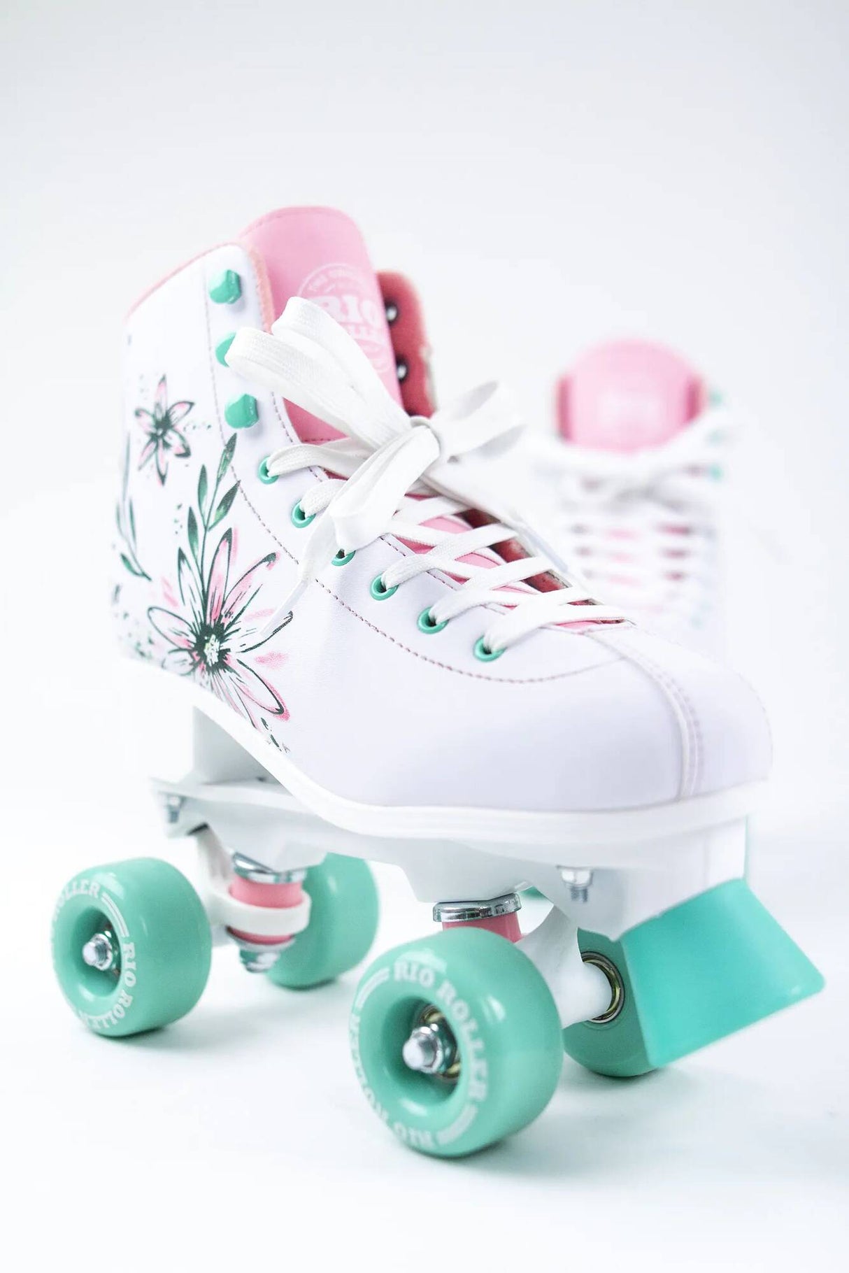 Rio Roller Artist Series Quad Roller Skates - Flora