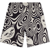 RIPNDIP Hypnotic Swimming Shorts - Black/Cream