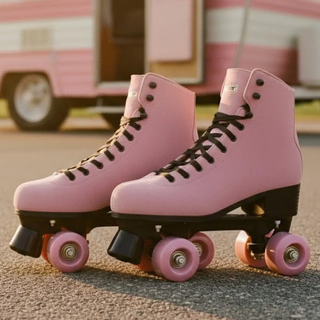 Roces RC1 Quad Roller Skates - Pink