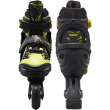 Roces Jokey 3.0 Adjustable Inline Skates - Black/Lime