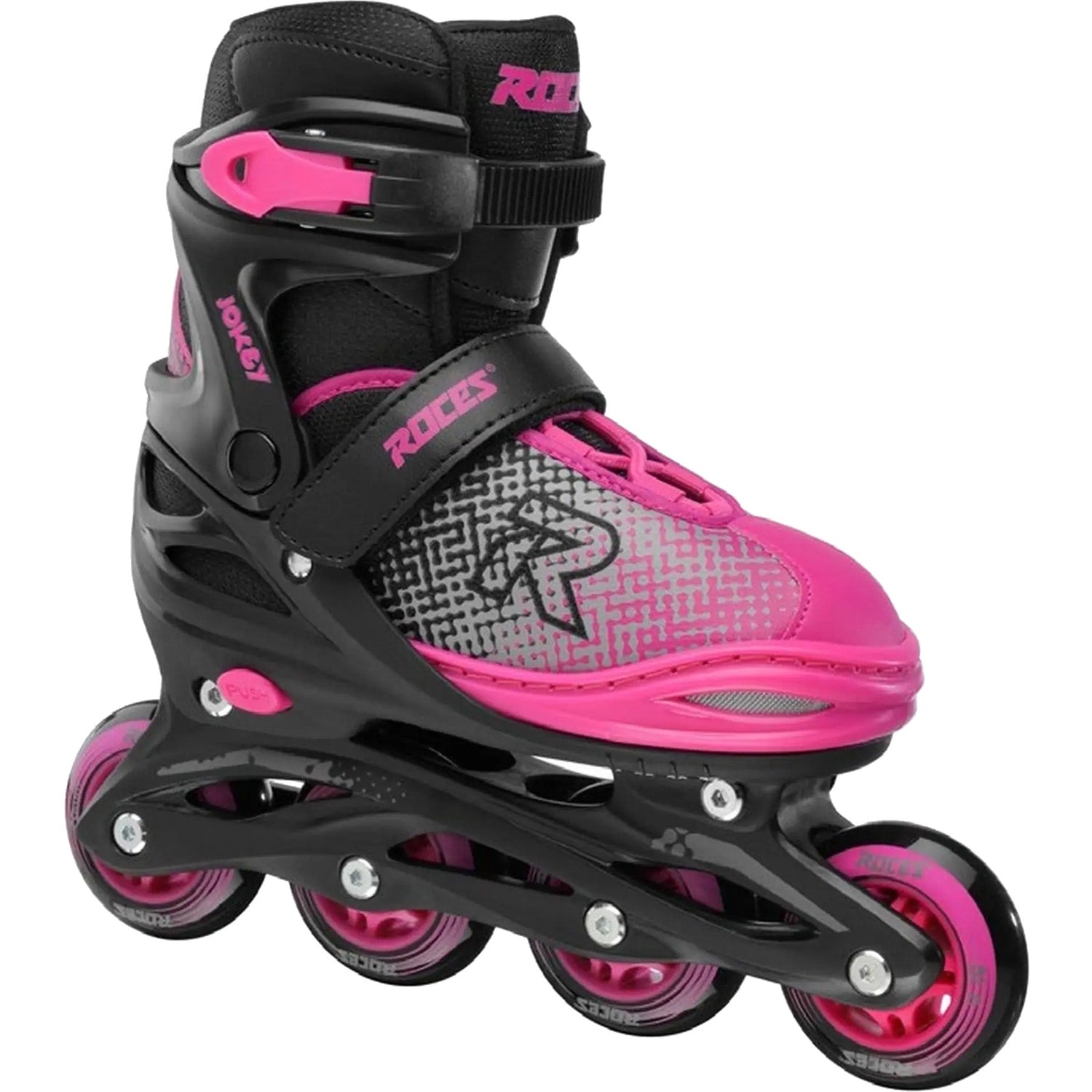 Roces Jokey X Adjustable Inline Skates - Black/Pink