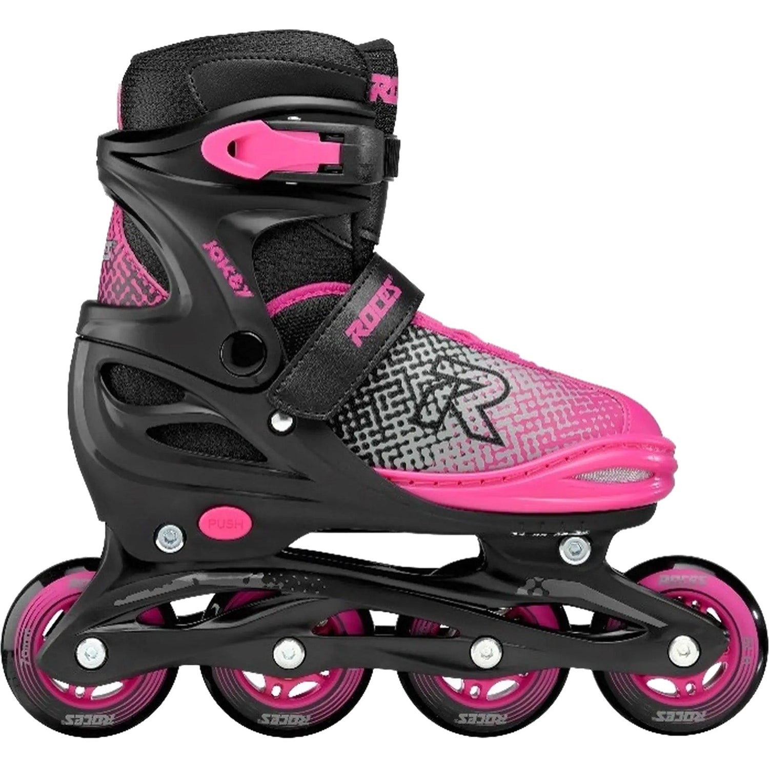 Roces Jokey X Adjustable Inline Skates - Black/Pink