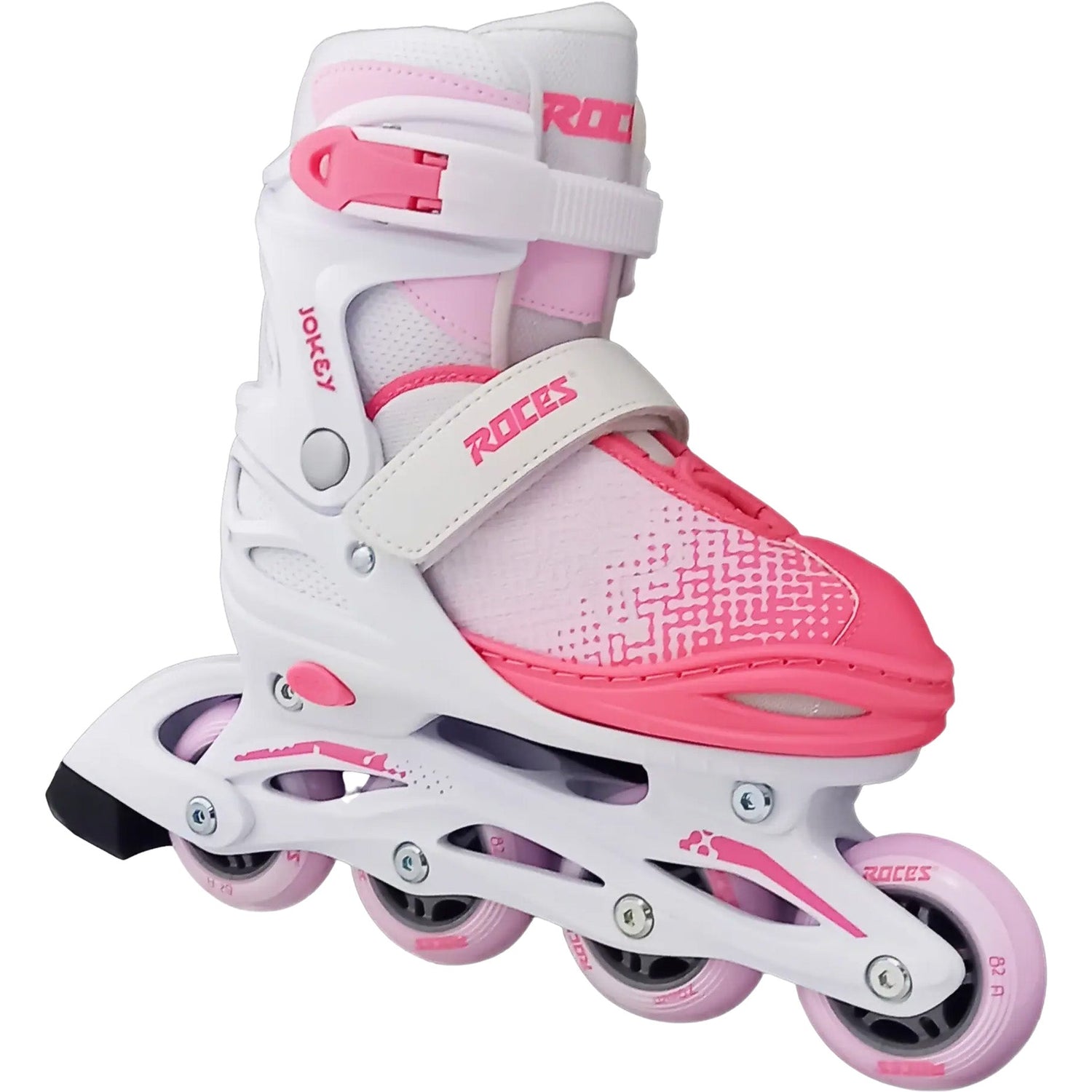 Roces Jokey X Adjustable Inline Skates - White/Pink