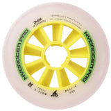 Rollerblade Hydrogen Pro 100mm X-Firm Inline Skate Wheels - White/Green