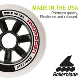Rollerblade Hydrogen 110/85a Inline Skate Wheels - Black