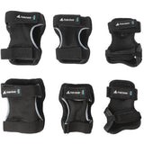 Rollerblade Skate Gear Jr Pad Set - Black/Grey