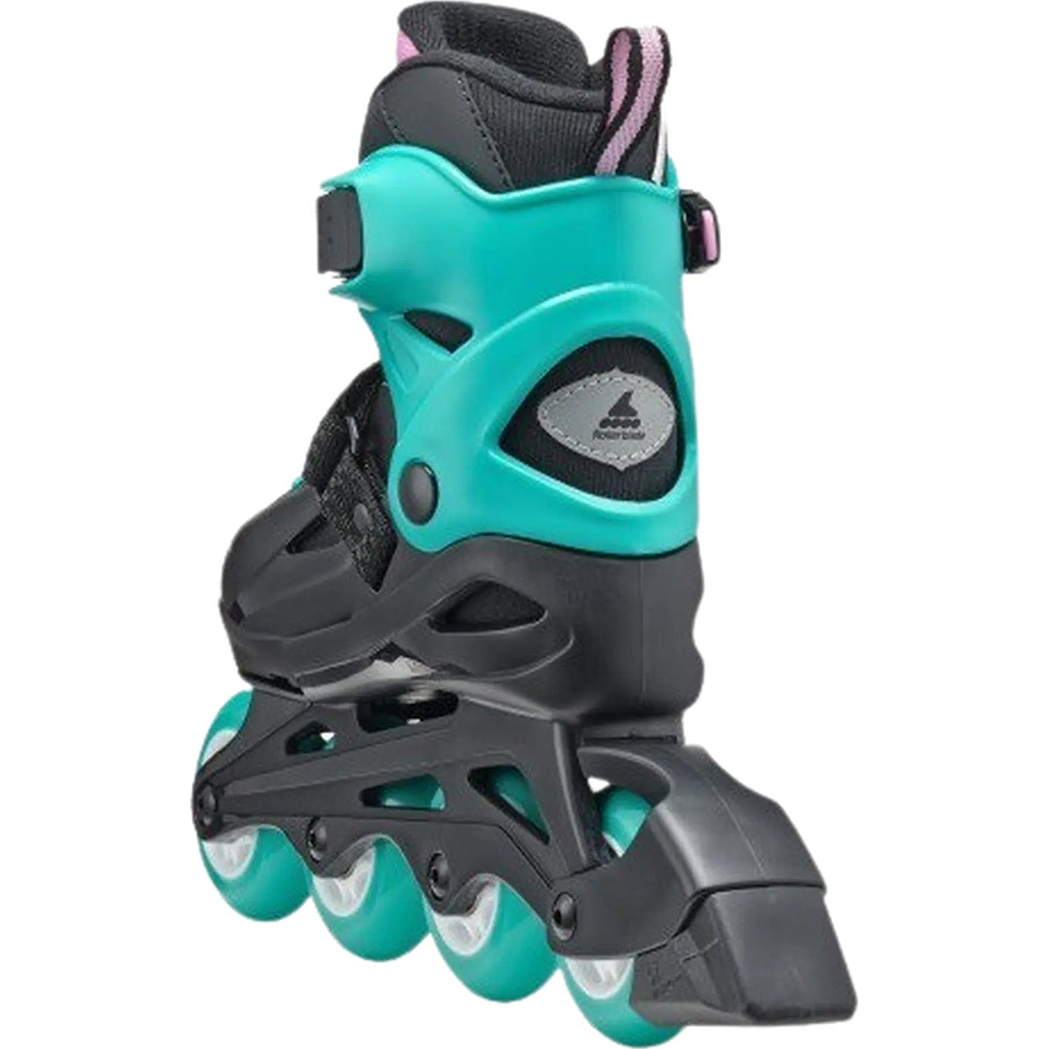 Rollerblade Fury Kids Adjustable Inline Skates - Black/Sea Green