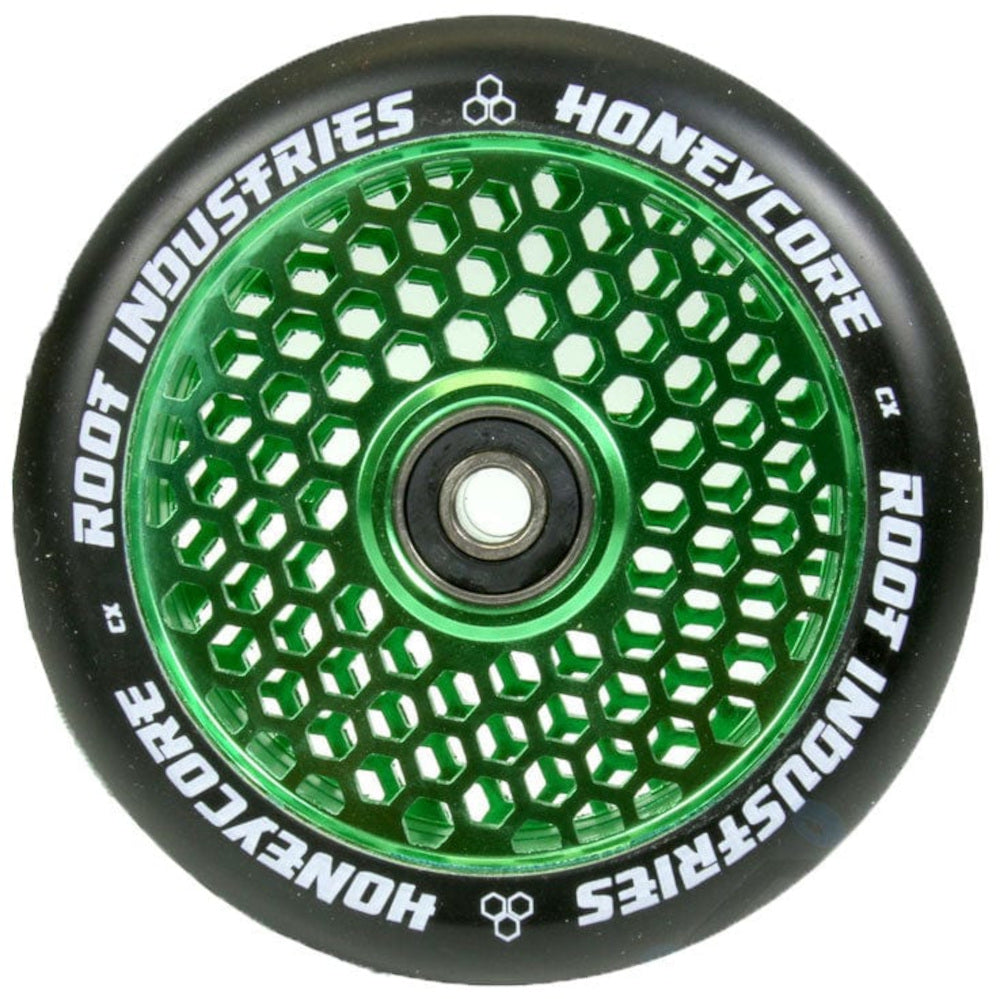 Root Industries Honey Core 110mm Scooter Wheel - Black/Green