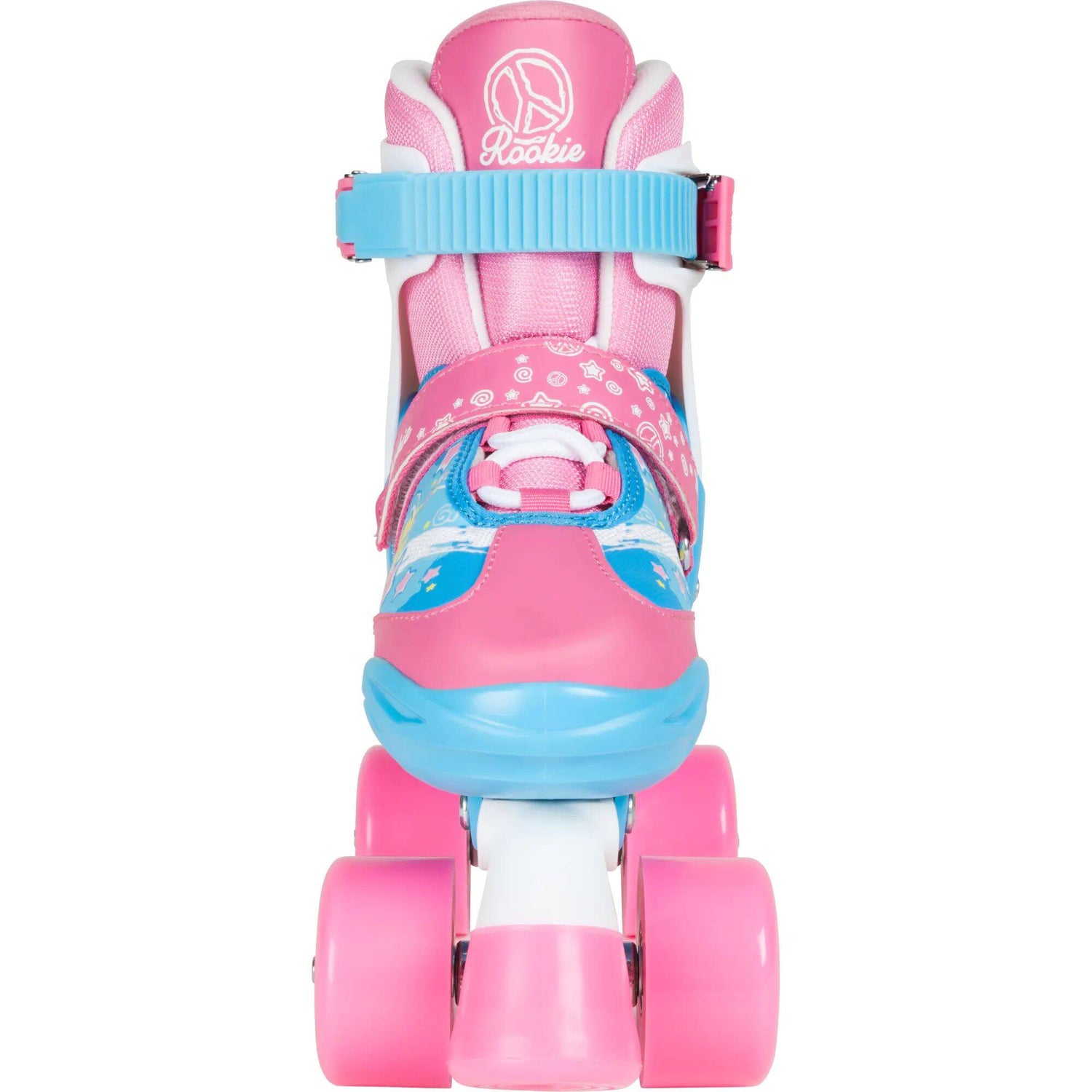 Rookie Fab 2.0 Adjustable Quad Skates - Blue/Pink