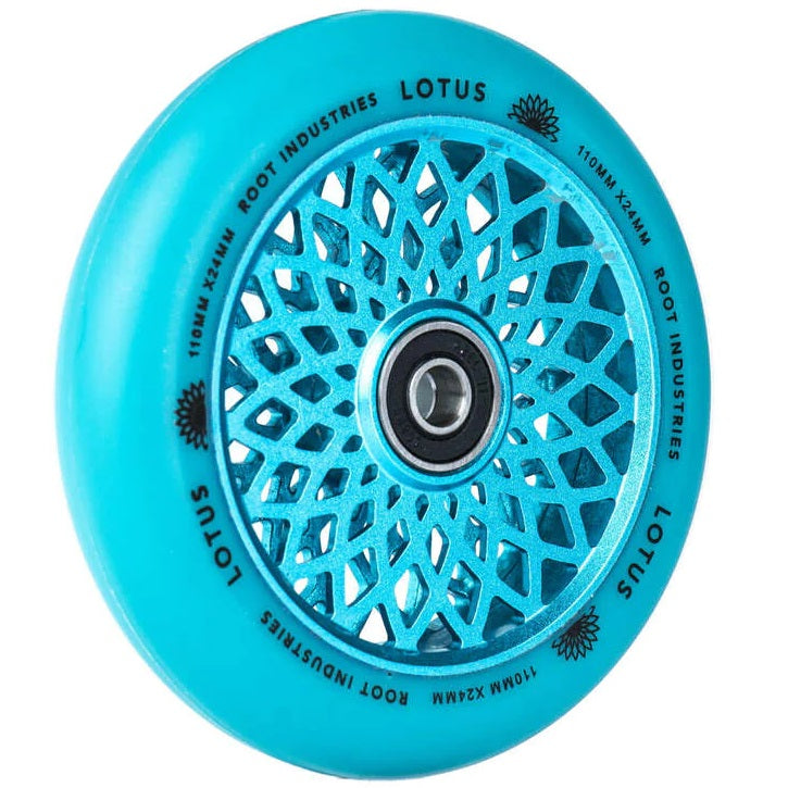 Root Industries Lotus 110mm Scooter Wheel - Blue/Blue