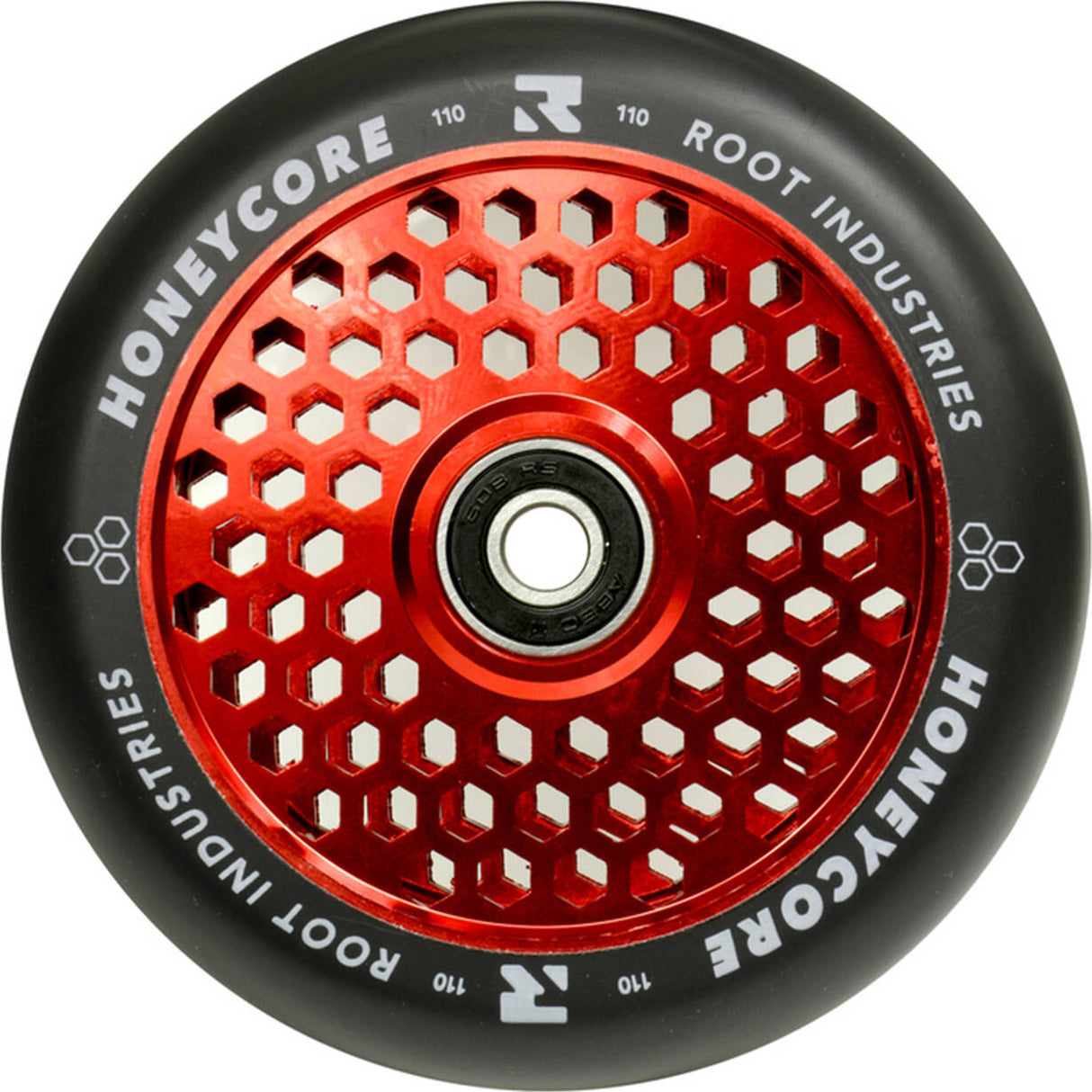 Root Industries 110mm Honey Core Scooter Wheel - Black/Red