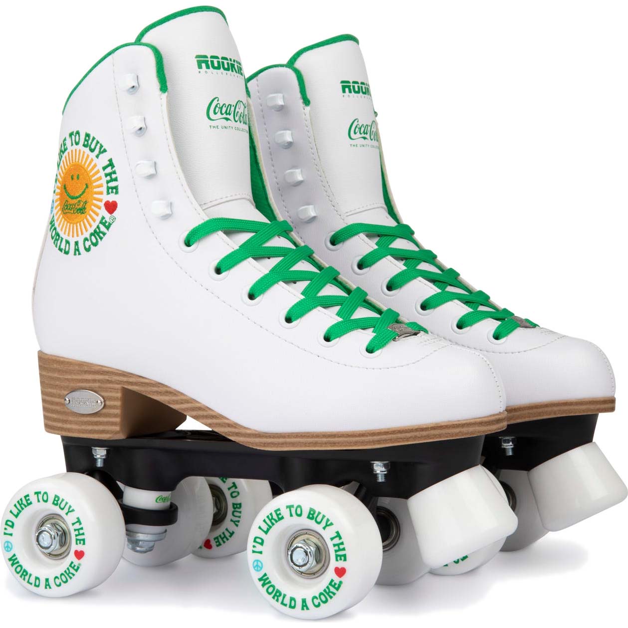 Rookie x Coca-Cola Sunshine Quad Roller Skates - White