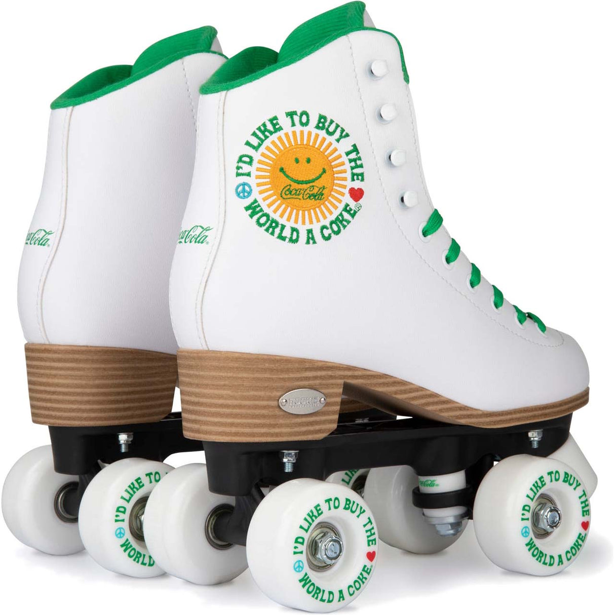 Rookie x Coca-Cola Sunshine Quad Roller Skates - White