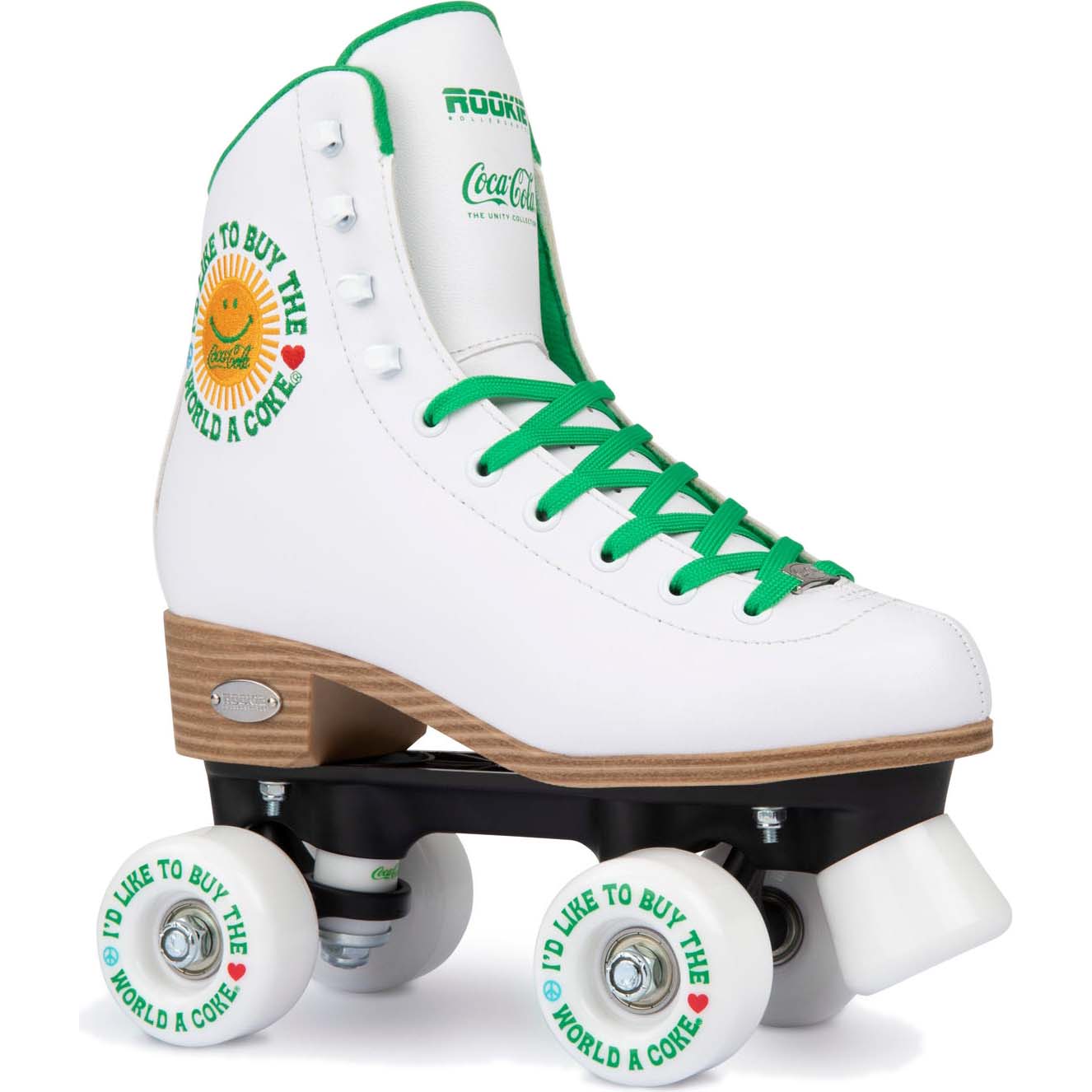 Rookie x Coca-Cola Sunshine Quad Roller Skates - White