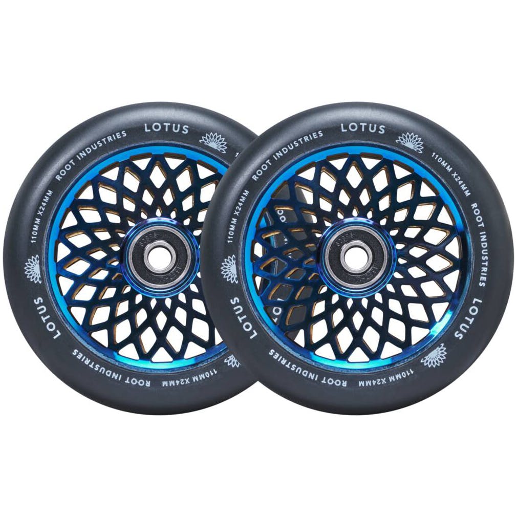 Root Industries Lotus 110mm Scooter Wheel - Blu-ray/Black