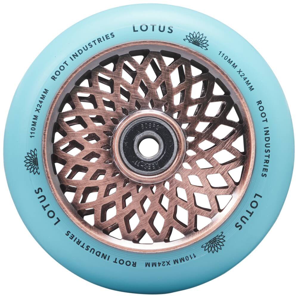 Root Industries Lotus  Scooter Wheel 110mm - Copper/Isotope (Pair)
