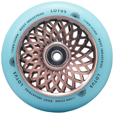 Root Industries Lotus  Scooter Wheel 110mm - Copper/Isotope (Pair)