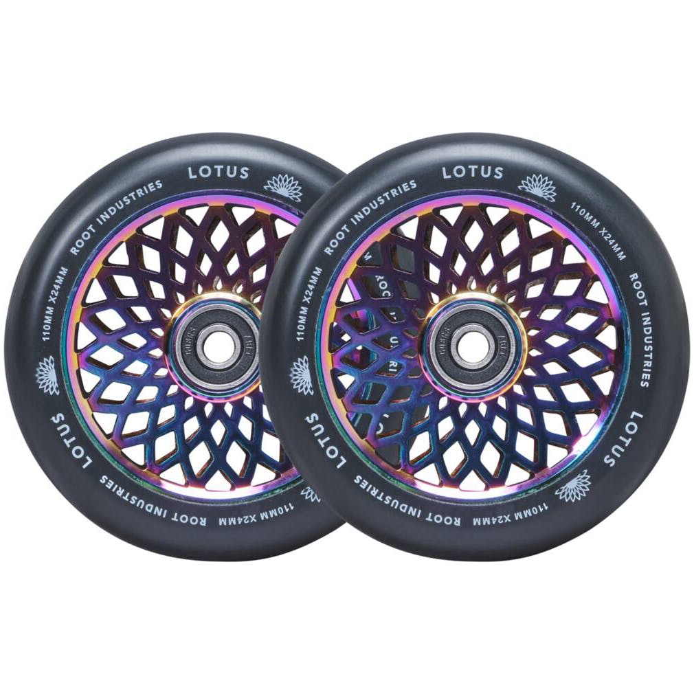 Root Industries Lotus 110mm Scooter Wheel - Rocket Fuel/Black