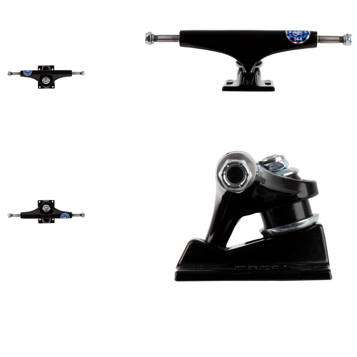 Royal Black Skateboard Trucks - 159mm
