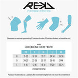 REKD Recreational Triple Pad Set - Black