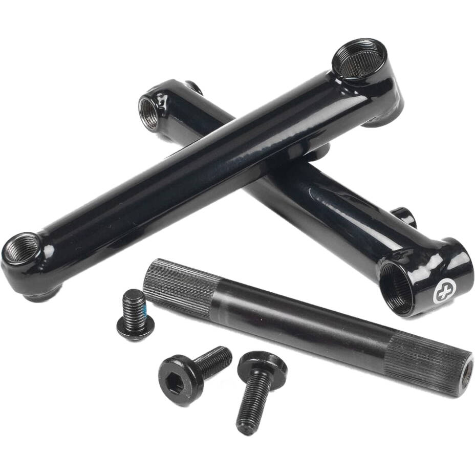 Saltplus Pro48 170mm BMX Cranks - Black