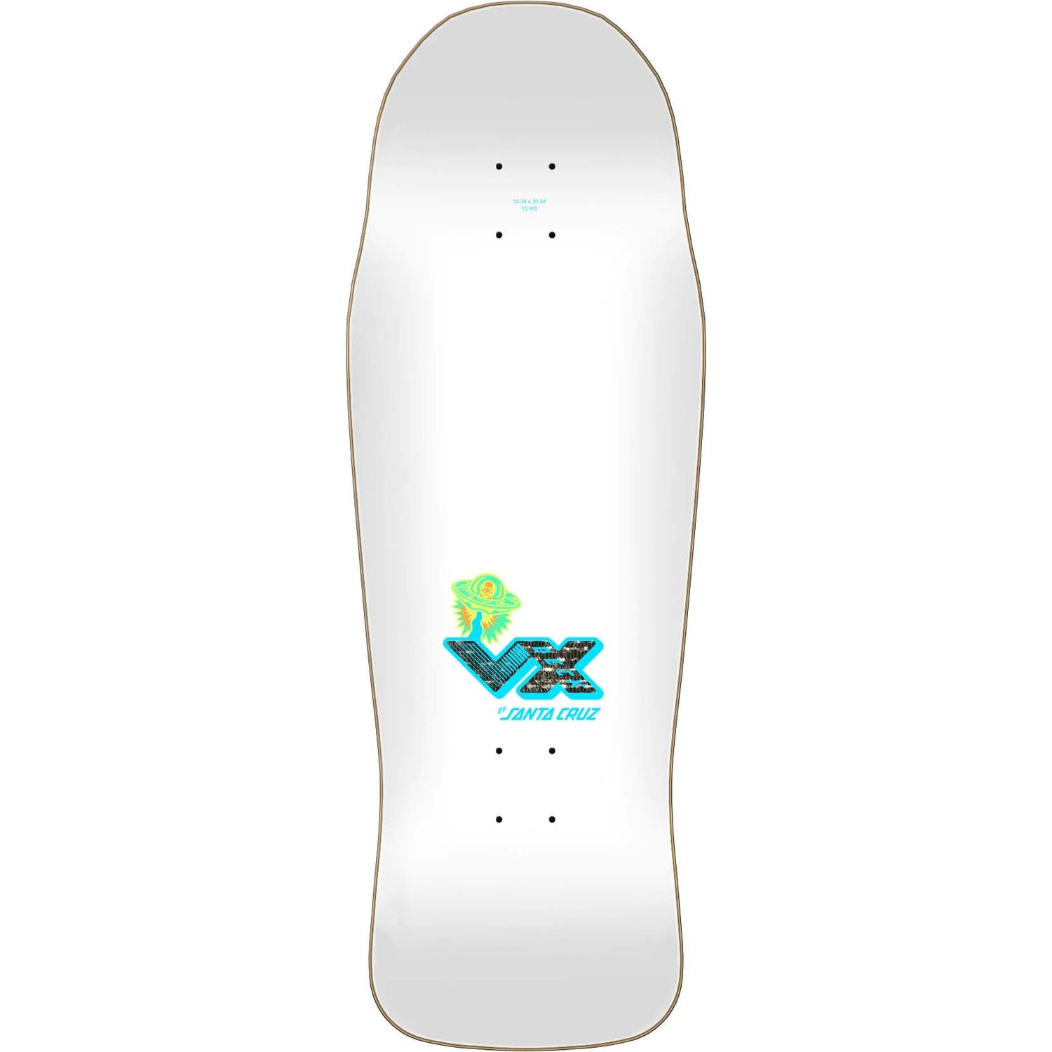 Santa Cruz VX Dope Planet Two Skateboard Deck - Winkowski 10.34"