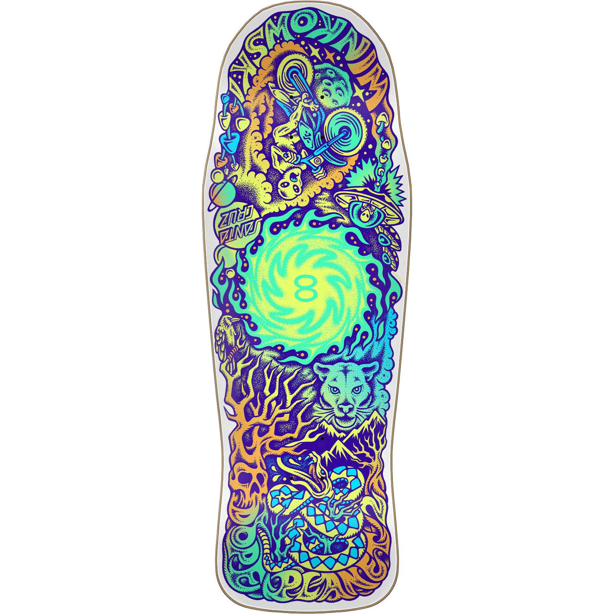 Santa Cruz VX Dope Planet Two Skateboard Deck - Winkowski 10.34"