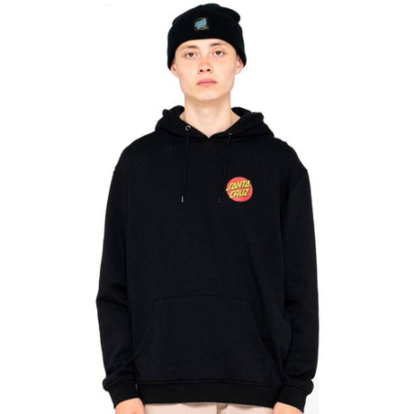 Santa Cruz Classic Dot Chest Hoodie - Black