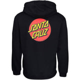 Santa Cruz Classic Dot Chest Hoodie - Black