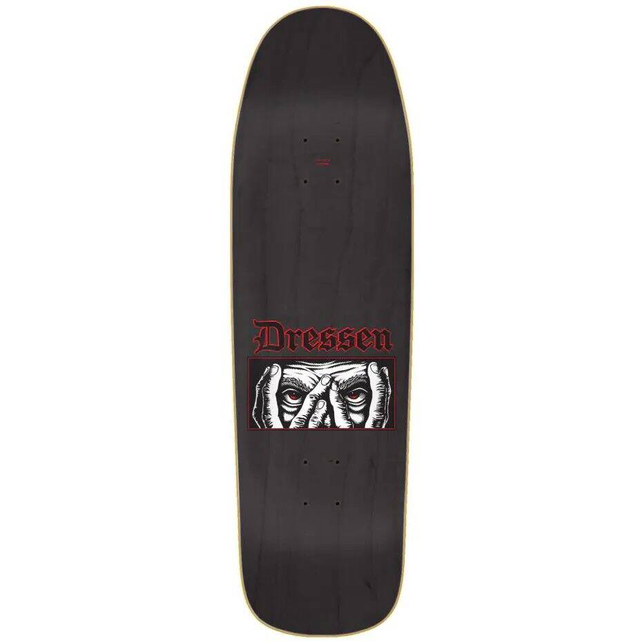 SANTACRUZ DRESSEN EYES 9.31×31.94㌅ Santa Cruz Dressen Eyes Everslick Skateboard Deck - 9.31