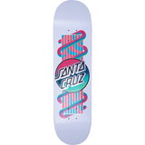 Santa Cruz VX Electric Lava Dot Skateboard Deck - 8"