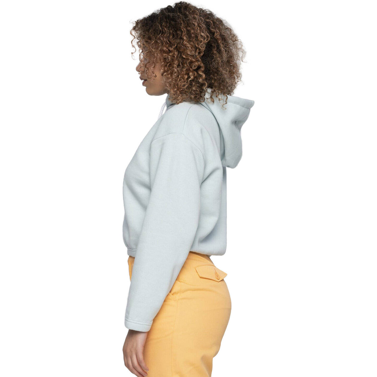 Santa Cruz Gingham Arch Strip Hoodie - Baby Blue
