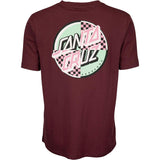 Santa Cruz Intro Dot T Shirt - Beetroot