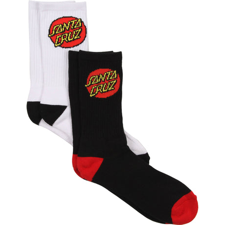 Santa Cruz Classic Dot (2Pk) Socks - Assorted
