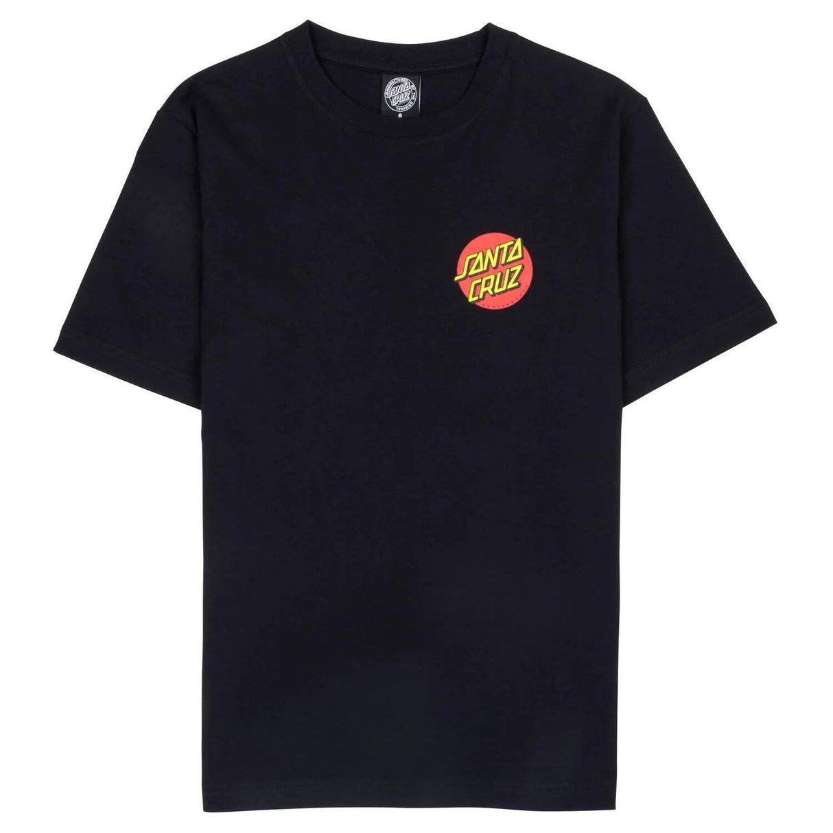 Santa Cruz Classic Dot Chest T Shirt - Black LRG