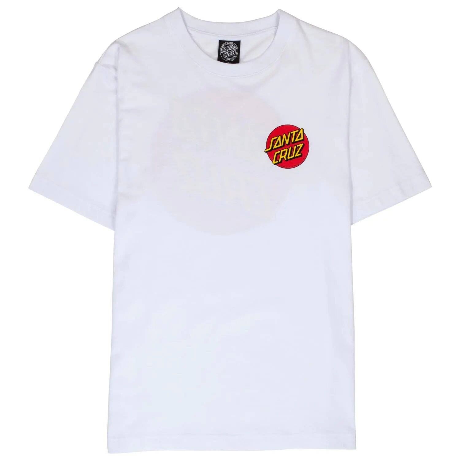 Santa Cruz Classic Dot Chest T Shirt - White XL