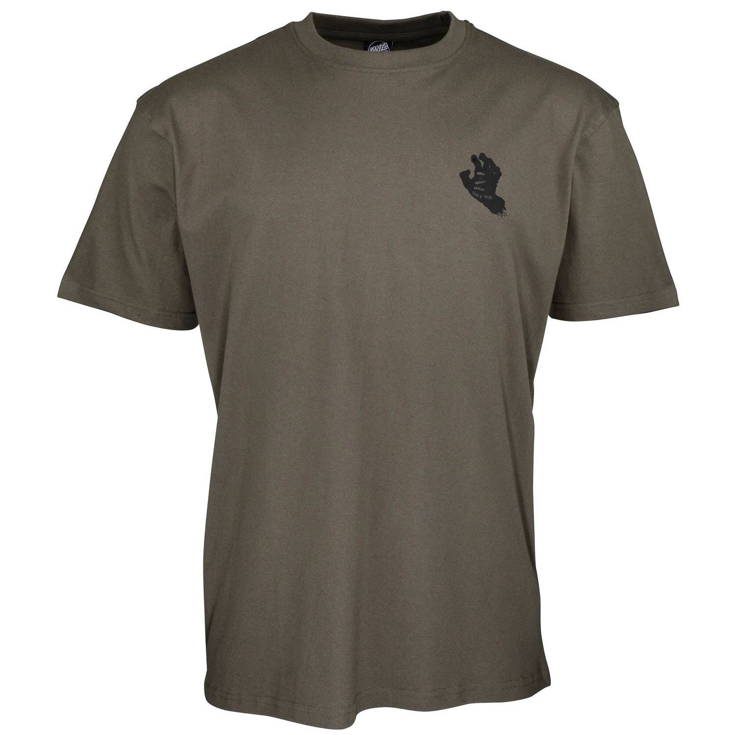 Santa Cruz Contra Hand Mono T Shirt - Washed Black