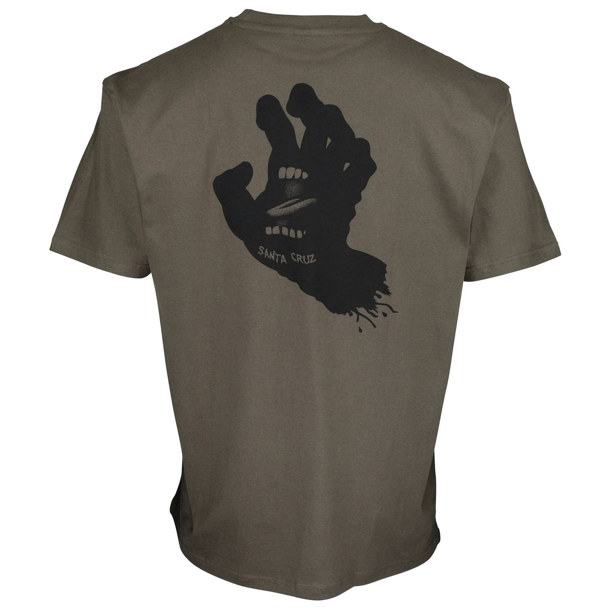 Santa Cruz Contra Hand Mono T Shirt - Washed Black