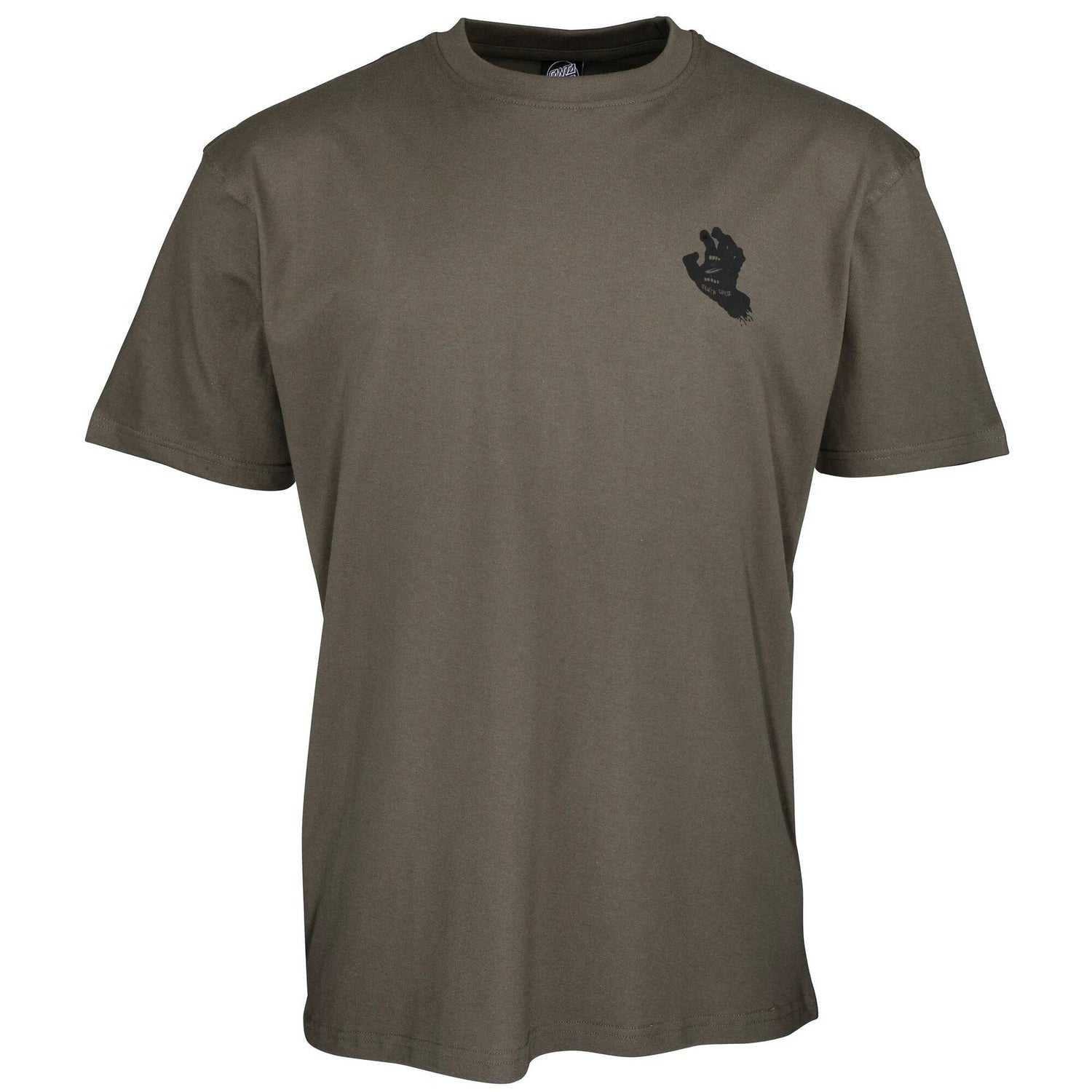 Santa Cruz Contra Hand Mono T Shirt - Washed Black SML