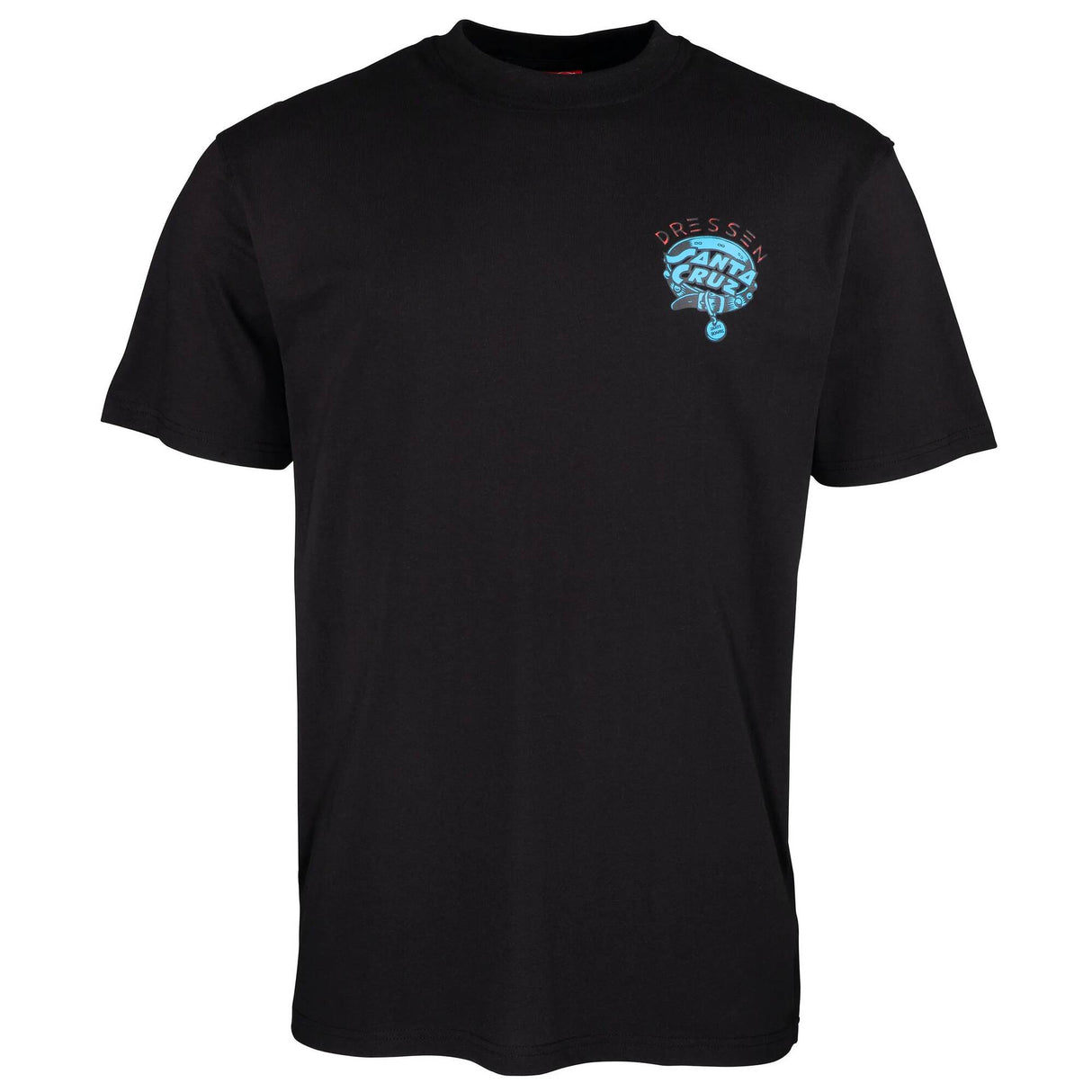 Santa Cruz Dressen Pup Dot Chest T Shirt - Black