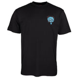  Santa Cruz Dressen Pup Dot Chest T Shirt - Black SML