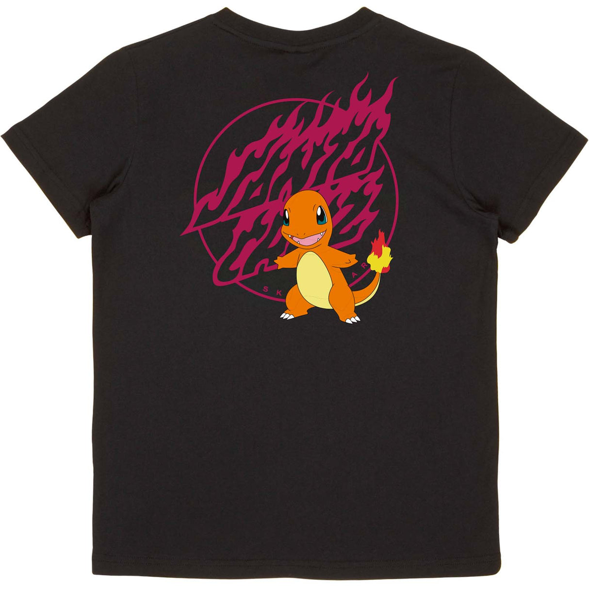 Santa Cruz x Pokemon Fire Type 1 Kids T Shirt - Black