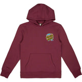 Santa Cruz x Pokemon Pikachu Spray Dot Kids Hoodie - Maroon