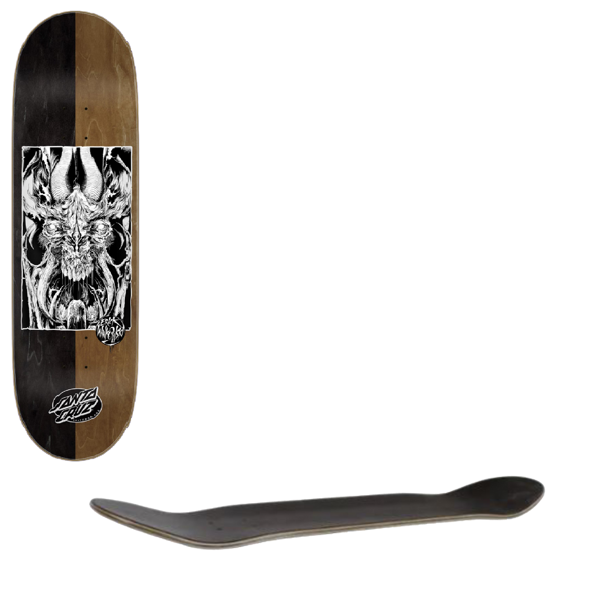 Santa Cruz Winkowski VX Skateboard Deck - Primeval 8.8"