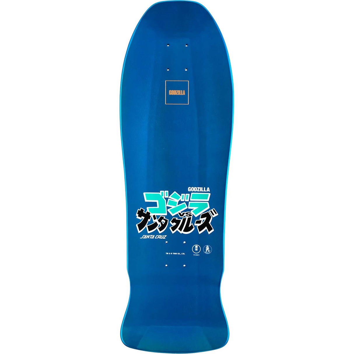 Santa Cruz x Godzilla Skateboard Deck - Kaiju Roskopp 10.125"