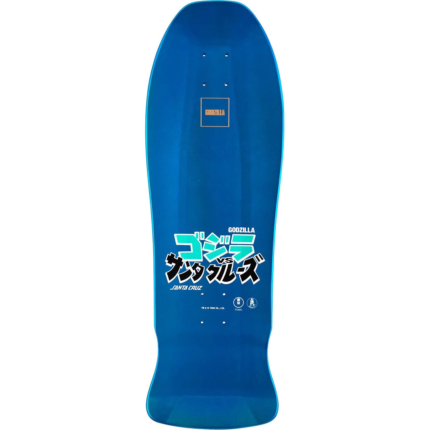 Santa Cruz x Godzilla Skateboard Deck - Kaiju Roskopp 10.125"